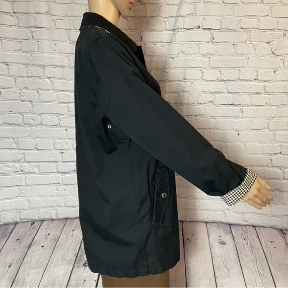 Lauren Ralph Lauren Cotton Reversible Double Sided Jacket Houndstooth Size S - Picture 12 of 15